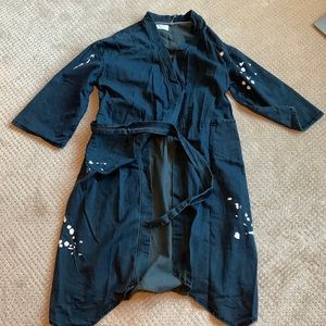 One teaspoon denim kimono brand new never worn size small s